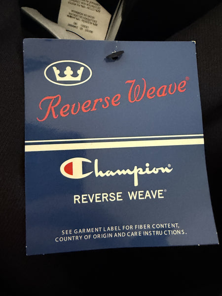 Champion Reverse Weave Georgia Southern Hoodie Large Navy Blue