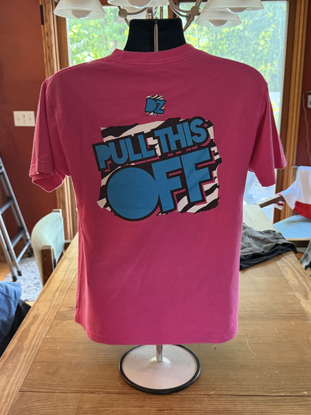 DOLPH ZIGGLER Nic Nemeth You Wish You Could T-Shirt Shirt WWE Pink Mens Medium