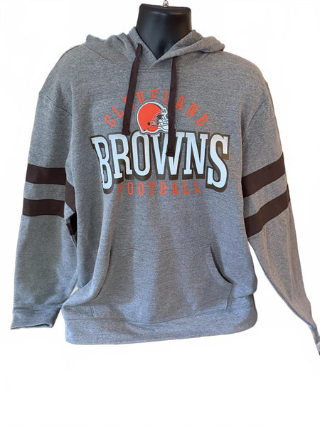 CLEVELAND BROWNS Mens Gray Pullover Hoodie Mens 2XL NFL