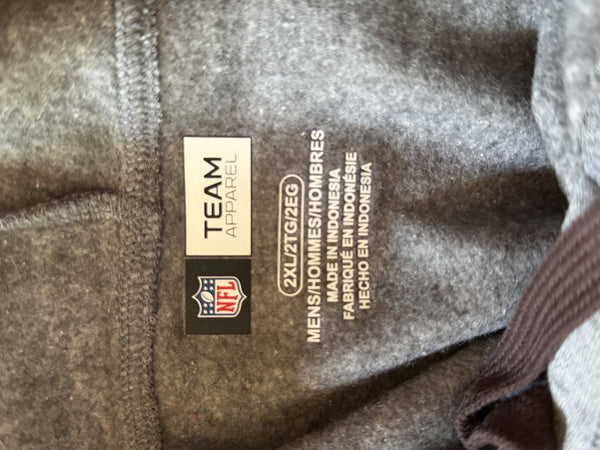 CLEVELAND BROWNS Mens Gray Pullover Hoodie Mens 2XL NFL Team Apparel