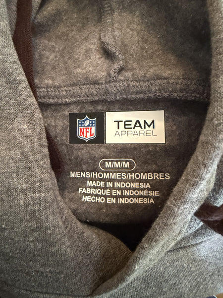 CLEVELAND BROWNS Mens Gray Pullover Hoodie Medium NFL Team Apparel
