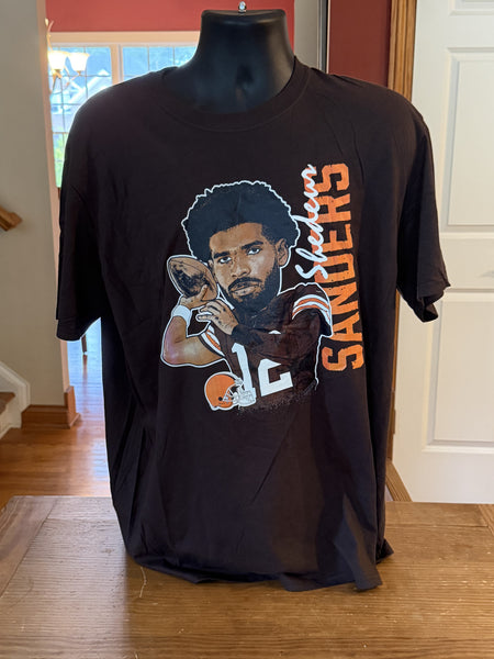 SHADEUR SANDERS Fanatics Cleveland Browns Graphic T-Shirt XL