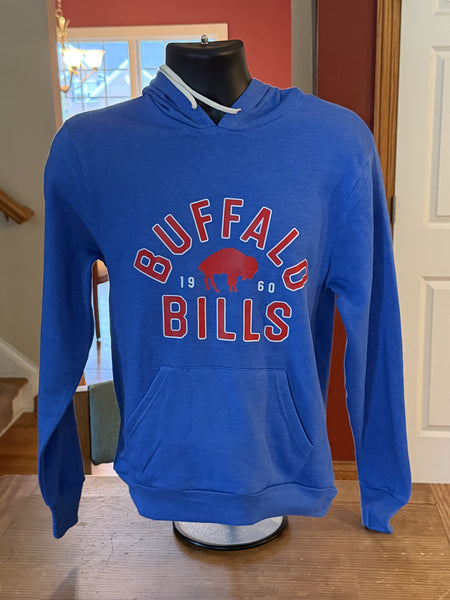 BUFFALO BILLS Hoodie Alternative Blue Sweatshirt Small NEW