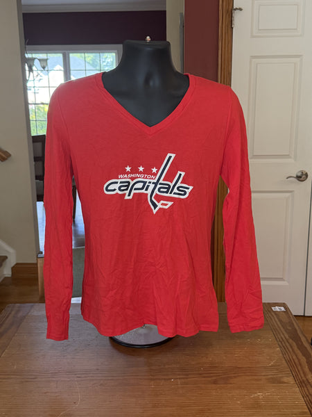 Washington Capitals Ovechkin Womens Long Sleeve Shirt Medium